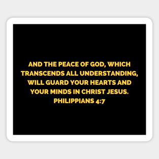 Bible Verse Philippians 4:7 Magnet